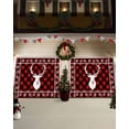 thumbnail image 3 of Garage Door Banner Cover 7 x 16 ft, Christmas Elk Snowflake Red and Black Plaid Christmas Garage Door Decorations Holiday Christmas Backdrop Decor for Winter New Year Xmas Party, 3 of 6