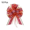 thumbnail image 3 of Large Pull Bow Gift Wrapping Bows Ribbon Organza for Wedding Baskets Presents Christmas Party Burgundy, 3 of 6