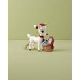 thumbnail image 2 of Adorno colgante Lenox Rudolph Reindeer, porcelana, 9,5 cm, 2 of 6