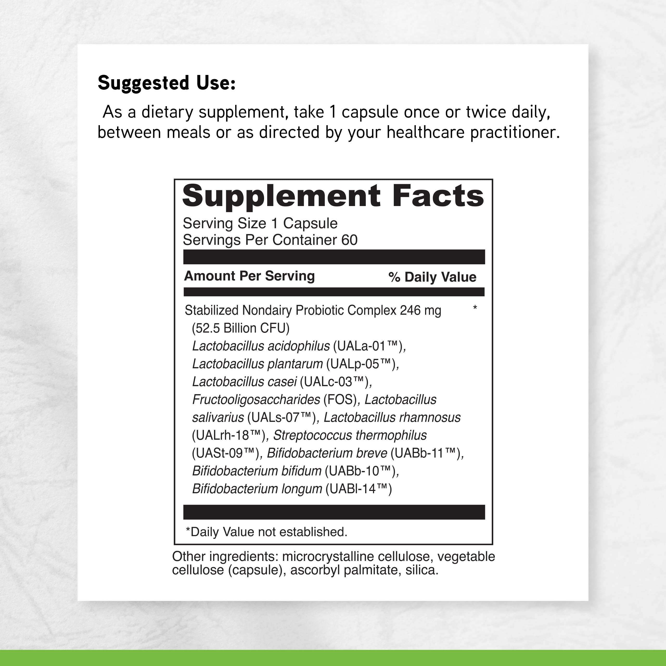 DaVinci Labs Mega Probiotic ND 50 - Support Gut Health* - 60 Vegetarian Capsules