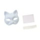 thumbnail image 1 of Kit de máscara de gato para manualidades, ideal para fiestas y Halloween. Máscara de gato en blanco para niños y adultos., 1 of 9