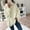 White, variant on AOOCHASLIY Clearance Sweaters Women Fashion Casual Shoulder Pocket Knitwear Sweater