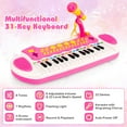thumbnail image 5 of Costway Vivid Sound Unisex 3+ Years Toy Musical Instruments, Polypropylene Pink, 18'' x 9'' x 18', 5 of 9