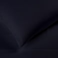 thumbnail image 5 of 300 Thread Count 100% Egyptian Cotton Solid Pillowcases, 2-Piece Pillowcase Set by Blue Nile Mills- King, Navy Blue, 5 of 5