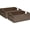 Brown, variant on Storage Bin for Shelves Foldable Storage Organizing Basket with Lid&Handles Rectangle Closet Baskets,Gray Storage Bins, Storage Boxes for Home Office Car Dormroom