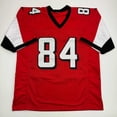 thumbnail image 4 of Autographed/Signed Roddy White Atlanta Red Football Jersey Beckett BAS COA, 4 of 4
