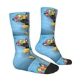 thumbnail image 3 of Uemuo Prague Ratter Dog in Bathtub Pattern Women's Crew Socks, Soft Durable Breathable Moisture-Wicking with Odor Control Cotton socks, 3 of 9