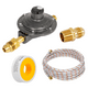 thumbnail image 1 of Regulador Para Gas Iusa Con Manguera 4 Mts Niple Y Teflon, 1 of 7