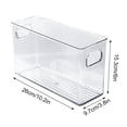 thumbnail image 2 of Promotion!Stackable Plastic Food Storage Bins for Refrigerator Organizer Transparent C, 2 of 12
