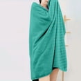 thumbnail image 4 of Soft Bath Towels, Large Coral Fleece Bath Towel, Highly Absorbent Plush Bathroom Towels for Adult, Quick Dry Towel for Beach, Pool, Hotel, Bathroom, Spa, Gym, Travel, Green, 15.7x31.5 Inch, 4 of 4