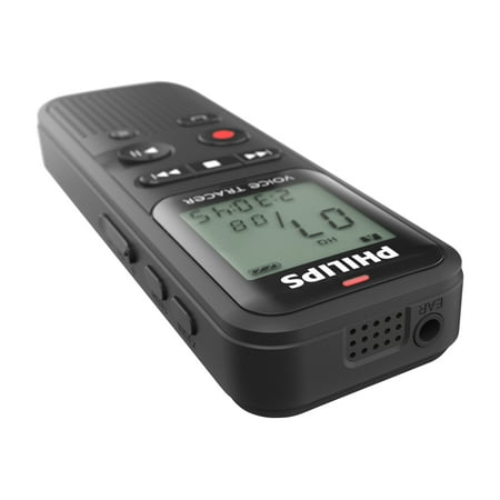 Philips - Voice Tracer Audio Recorder - Black