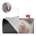thumbnail image 2 of Naloa Raindrop Kitten Paw Mailbox Covers Magnetic Post Box Cover Post Letter Box Cover Garden Decor-25.5x21 in, 2 of 8