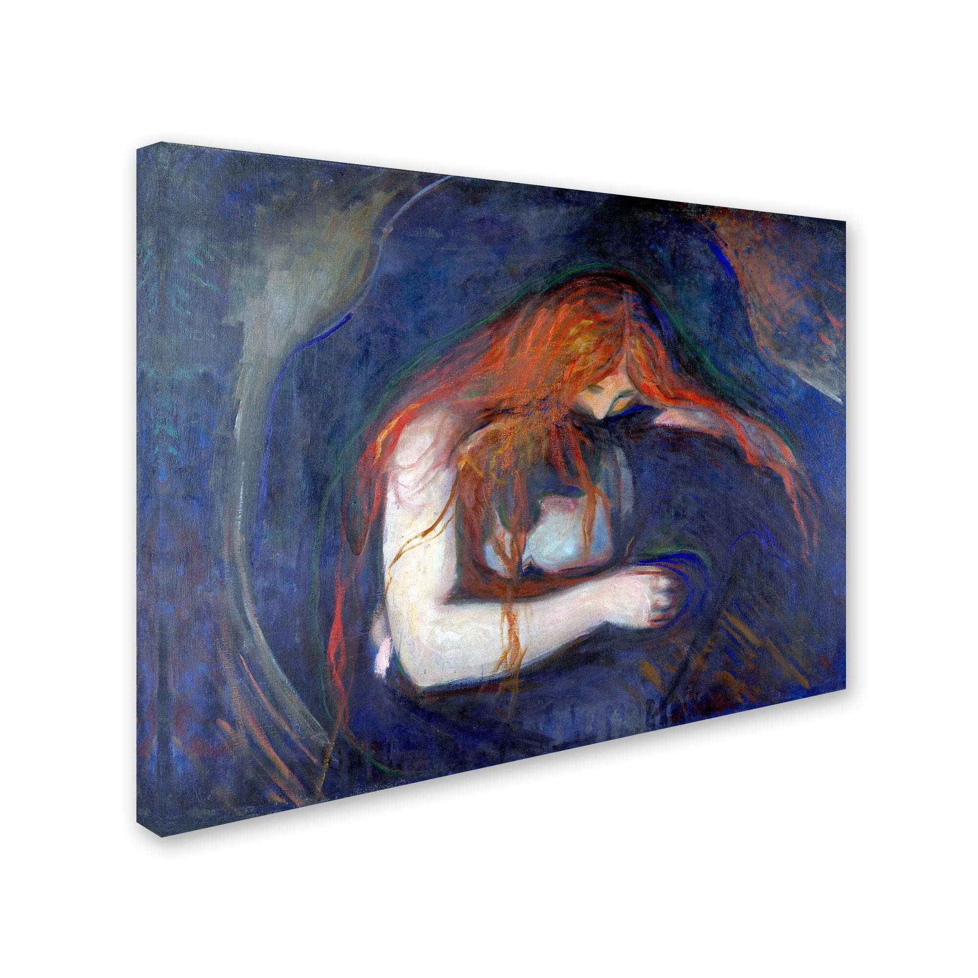 Edvard Munch 'Vampire' Canvas Art