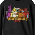 thumbnail image 2 of Five Nights At Freddy's Freddy Fazbear's Pizza Boy's Black Long Sleeve Shirt-Large, 2 of 4