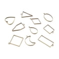 thumbnail image 1 of 10 piezas de colgantes de bisel , , fabricación de joyas de resina, pendientes, collares, pulseras, colgantes y artículos hechos Bronce perfecl espacios en blanco del bisel abierto, 1 of 8