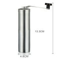 thumbnail image 3 of Kitchen Manual Coffee Grinder Hand Crank Adjustable Coarseness Stainless Steel Coffee Beans Pepper Grinding Tool, 3 of 9