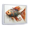 thumbnail image 2 of Designart "Of Colors Fishing Whale wall art II" Animals Floater Framed Canvas Print, 2 of 7