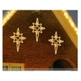 thumbnail image 5 of [Large 25"x16"] 360 LED Bethlehem Star Neon Motif Super-Bright Warm White LEDs Outdoor Christmas Decoration with UL Standard Adaptor Waterproof for Outdoor Home Party Wall Hanging Holiday, 5 of 6