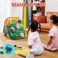 Bean Bag Toss Game Toy 3 in 1 Outdoor Soccer, Bean Bag, and Dart