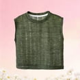 thumbnail image 5 of NAISIBABY Kids Boys Tank Tops, Sleeveless Crewceck Trendy Summer Casual Muscle Tees Green 6Months, 5 of 9