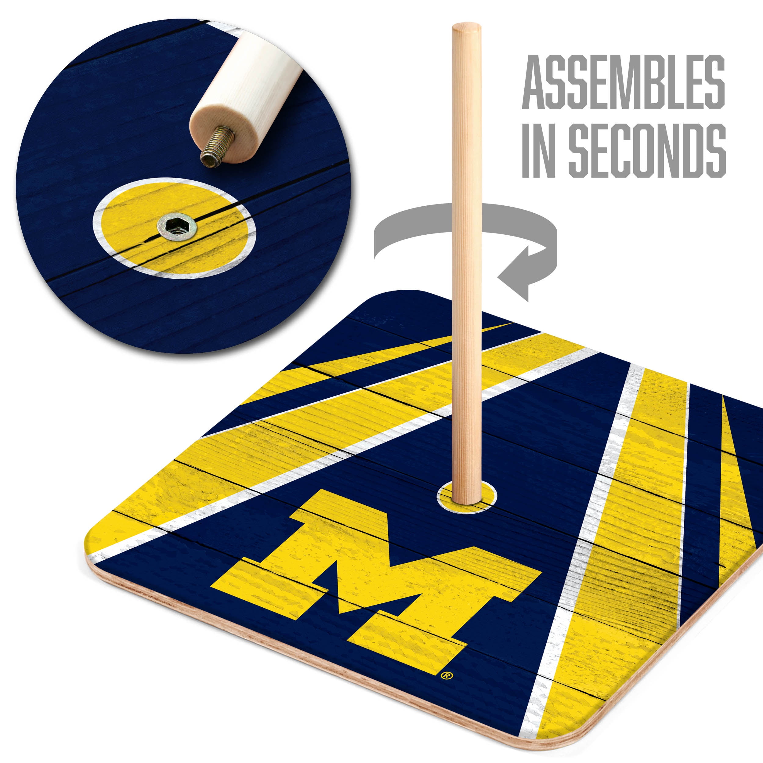 YouTheFan NCAA Michigan Wolverines HorseShoe Bags