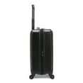 Protege 20 inch Hard Side CarryOn Spinner Luggage, Black Matte Finish