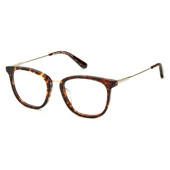 Juicy Couture 219 Full Rim Rectangular Dark Havana Eyeglasses