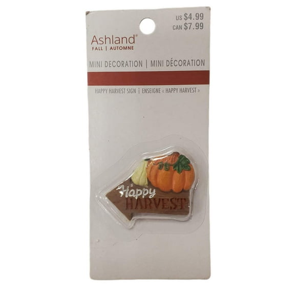 Ashland Fall Mini Decoration Happy Harvest