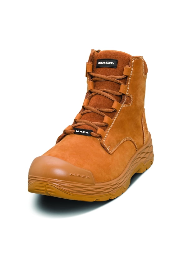 Mens Steel Toe Side-Zip Work Boot Slip Resistant SD Force Zip Honey