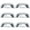Bright Chrome - CC : 64mm, variant on HDJNal Brushed Nickel Cabinet Cup Handles, 6PCS Zinc Alloy Drawer Pulls Vintage Shell Shape Knobs for Dresser Cupboard Kitchen Furniture Decoration, 64mm Hole Centers,with adjustable Screws