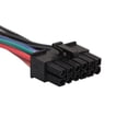 thumbnail image 3 of 6 ''ATX 24-Pin A 12 Pines Convertidor de Alimentación 18AWG Negro Manguito Cord para Q87H3-AM Q87 shamjiam Cable de fuente de alimentación del ordenador, 3 of 8