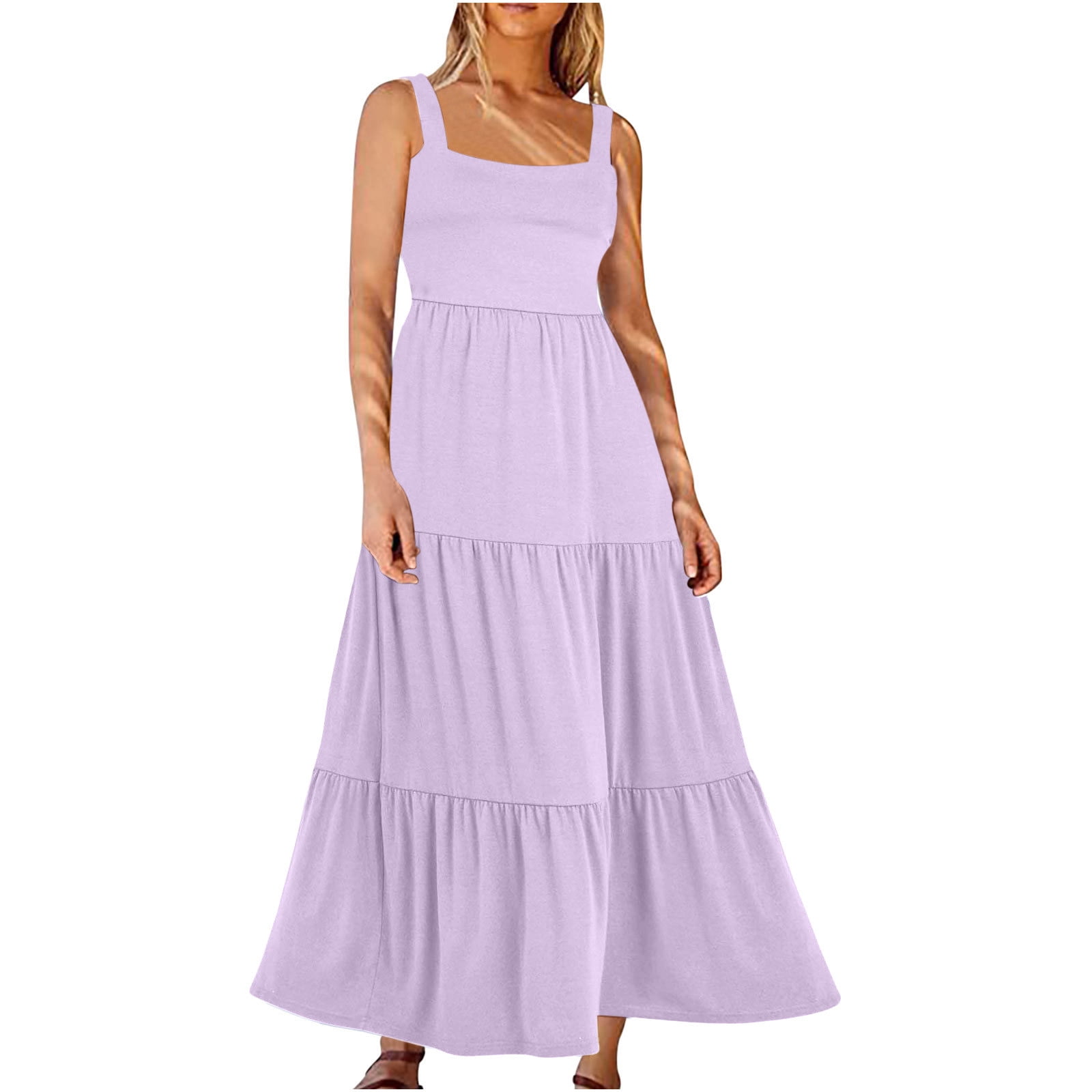 Maxi Summer Dresses for Women 2024 Vacation Trendy,Beach