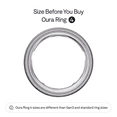 thumbnail image 3 of Oura Ring 4, Brushed Silver, Size 12, Smart Wearable, Sleep, Fitness & Heart Rate Tracker, 8-Day Battery (Size Before You Buy), 3 of 10