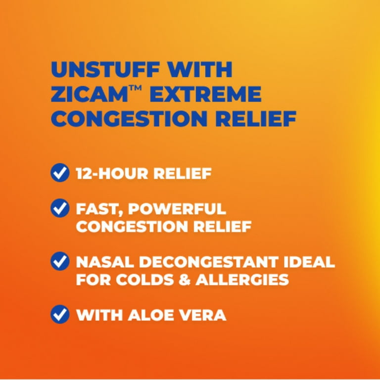 2 pack) Zicam Extreme Congestion Relief Nasal Spray for Nasal