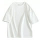 thumbnail image 2 of pstuiky Camisas de manga corta para hombre, Camisa informal holgada de manga corta con solapa de color liso para hombre, estilo oversize, con cuello vuelto y manga corta camisetas de hombre xxl, 2 of 7
