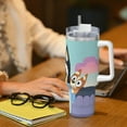 thumbnail image 6 of Netaao Bluey for 40OZ Ice Bully With Handle Stainless Steel Hot/Cold Coffee Cup Travel Mug Cup, 6 of 8