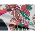 thumbnail image 5 of oneOone Rayon White Fabric Floral Flower With Birds Craft Projects Decor Fabric Printed By The Yard 56 Inch Wide, 5 of 5