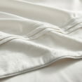 thumbnail image 3 of Sweet Home Collection Luna 7 Piece Crushed Velvet Comforter Set, King, Ivory, 3 of 5