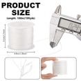 thumbnail image 4 of 109 Yards Bracelet String 0.24mm Fishing Line for Crafts Strong Beading Thread Micro Fused Thin Cord White, 4 of 5