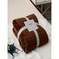 thumbnail image 4 of Dalang Fleece Blanket Lap Blankets for Adults Sofa Beds-Blankets Lightweight Cozy Things for Winter Throw Suede Warm Fuzzy Blanket,150*100CM(Coffer), 4 of 8