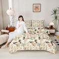 thumbnail image 3 of Erosebridal Wild Mallard Duck Twin Comforter Sets,Rustic Plant Flowers Bedding Set For Men Women, Reversible 2 Pieces, 3 of 7
