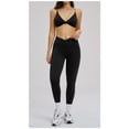 thumbnail image 5 of PISONIC Workout Sets for Women 2 Piece Yoga Outfits Twist Front Halter Sports Bras High Waisted Crossover Leggings Exercise Gym Sets, 5 of 8