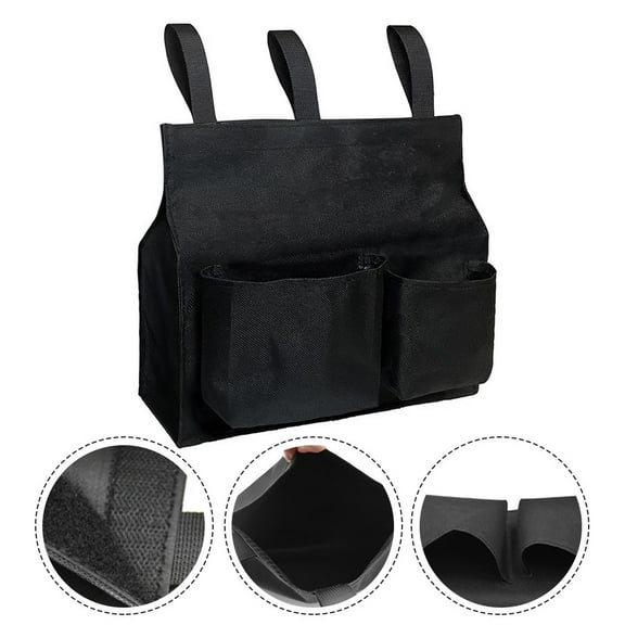 Baseball Umpire Ball Bag Black Portable Baseball Softball Umpire Bag