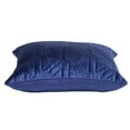 thumbnail image 4 of Blue Velvet Quilted Throw Pillow, 4 of 5