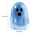 thumbnail image 2 of Halloween Luminous Mini Ghost Figurines, Glow in The Dark Little Resin Ghost Figures, Tiny Ghost Statue for Halloween Party Favors Dollhouse Decorations Toys, Halloween Miniatures, 0.75", Orange, 2 of 8