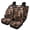 Deer American Flag Print, variant on Pzuqiu Skull and Cherry Blossom Design Car Seat Covers Full Set 3 Pack, Front and Rear Seat Cover Set Polyester All Season Fit Easy to Install for Cars Truck SUVs