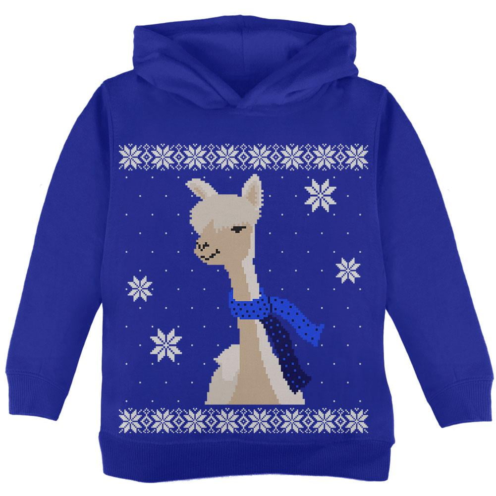Big Alpaca Scarf Ugly Christmas Sweater 