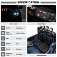 thumbnail image 4 of VOLTZ TOYS RAM Licensed RHO 1500 24V 2 Seater Ride-On Truck for Kids, 4 of 6