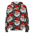 thumbnail image 4 of LOVZFMLL Vestes pour Femmes Imprimé de Noël Poche Zippée Manches Longues Sweat à Capuche, 4 of 4