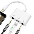thumbnail image 1 of Adaptador Lightning a micrófono y auriculares de 3,5 mm para iPhone, 1 of 1